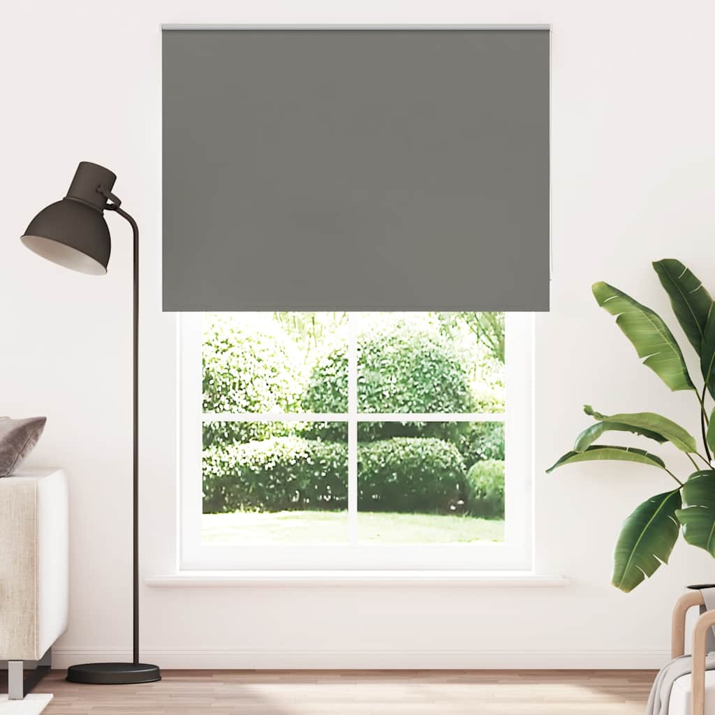 Vidaxx Verdunkelungsrollo 160x230 cm Stoffbreite 156,6 cm Grau