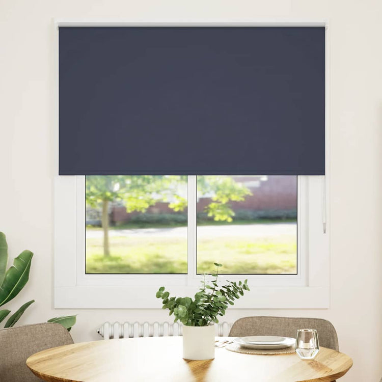 Vidaxx Verdunkelungsrollo 125x130 cm Stoffbreite 121,6 cm Blau