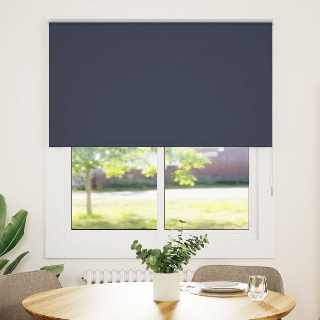 Vidaxx Verdunkelungsrollo 140x130 cm Stoffbreite 136,6 cm blau