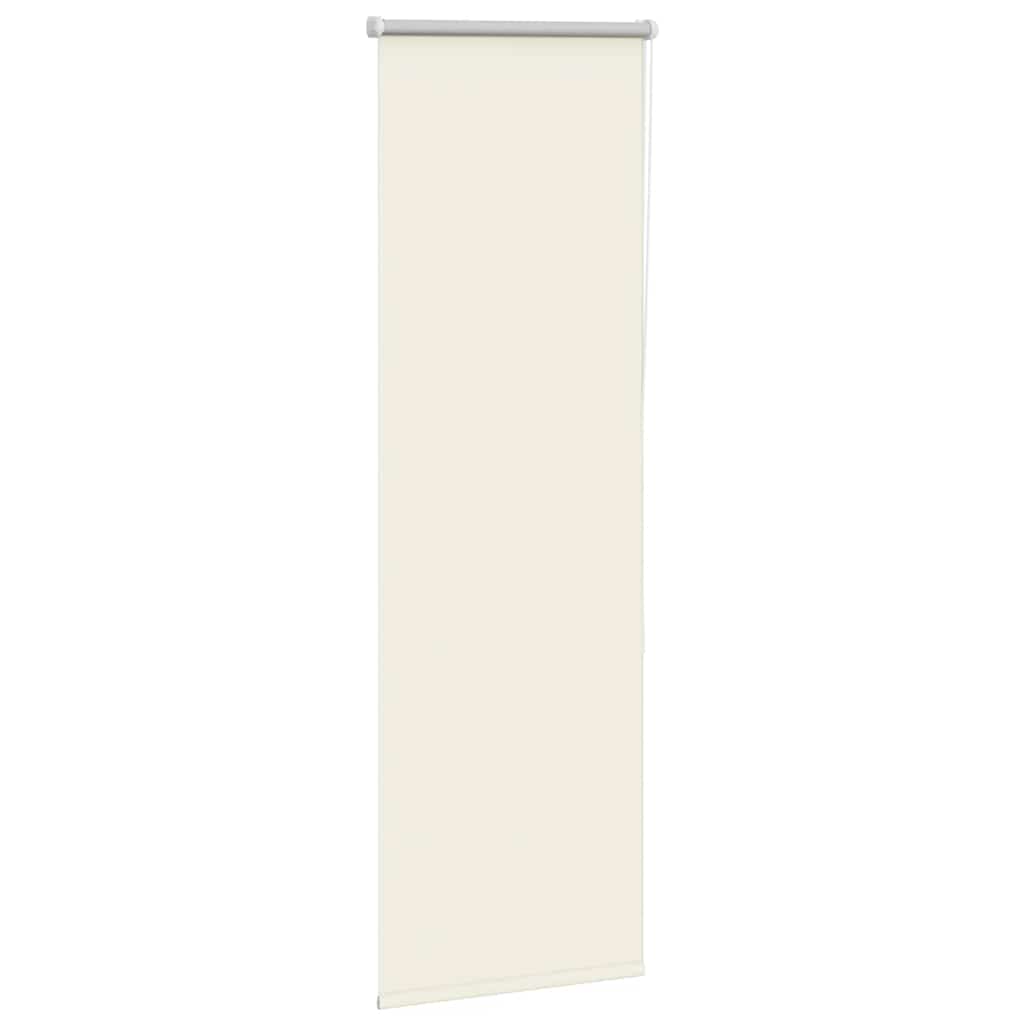 Vidaxx Verdunkelungsrollo 40x130 cm Stoffbreite Offwhite