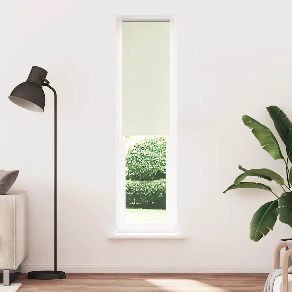 Vidaxx Verdunkelungsrollo 60x210 cm Stoffbreite Offwhite