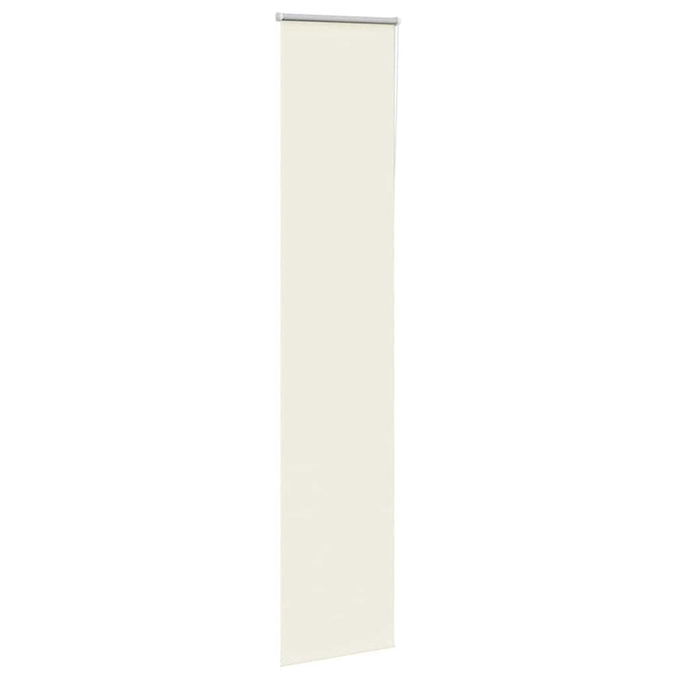 Vidaxx Verdunkelungsrollo 60x210 cm Stoffbreite Offwhite