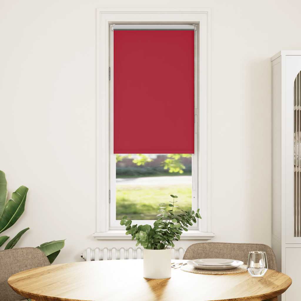 VidaXL Rollo 40x175 cm Verdunkelungsstoff rot Stoffbreite 35,7 cm