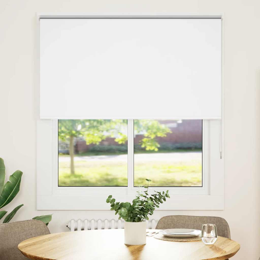 Vidaxx Verdunkelungsrollo 140x175 cm Stoffbreite 136,6 cm weiß