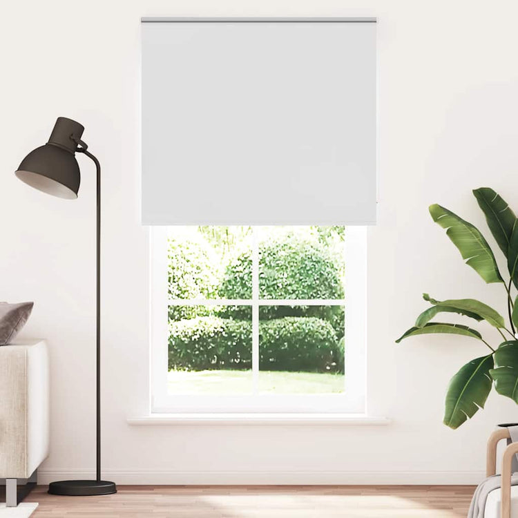 Vidaxx Verdunkelungsrollo 140x210 cm Stoffbreite 136,6 cm weiß