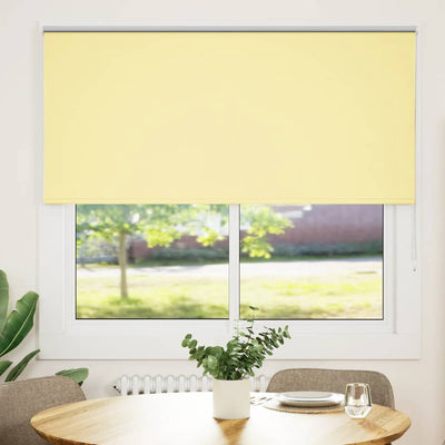 Vidaxx Verdunkelungsrollo 145x130 cm Stoffbreite 141,6 cm Gelb