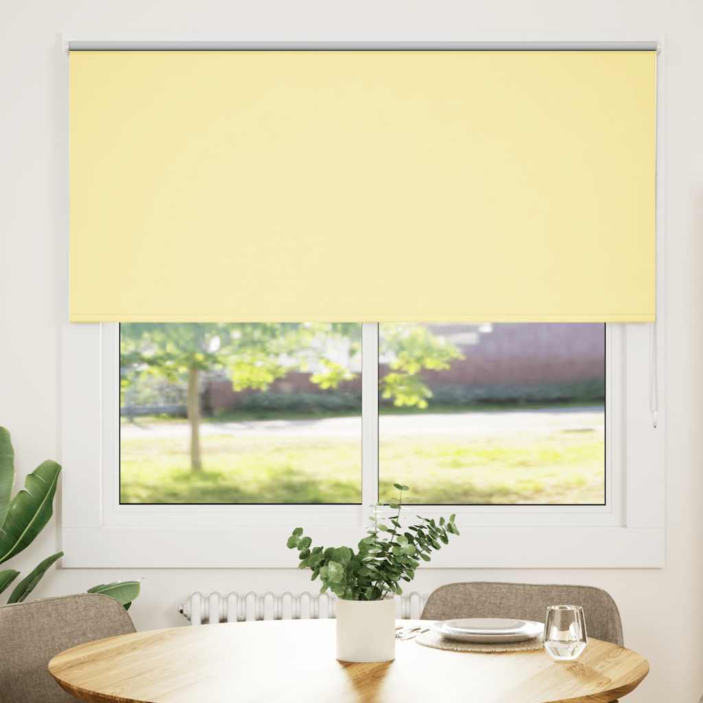 Vidaxx Rollo 165x130 cm Verdunkelung 161,6 cm Polyester gelb
