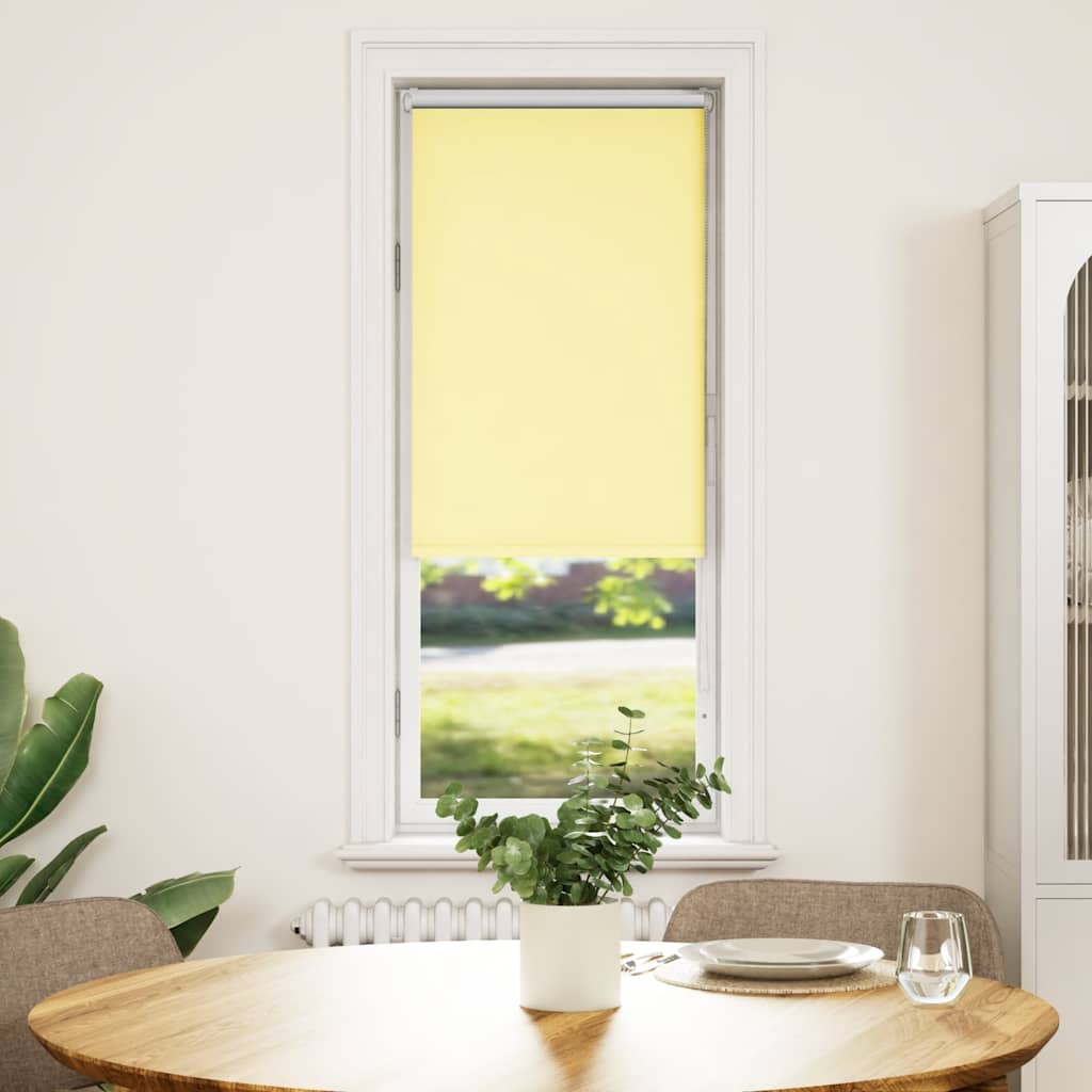 VidaXL Rollo 40x150 cm Verdunkelungsstoff Breite 35,7 cm Gelb