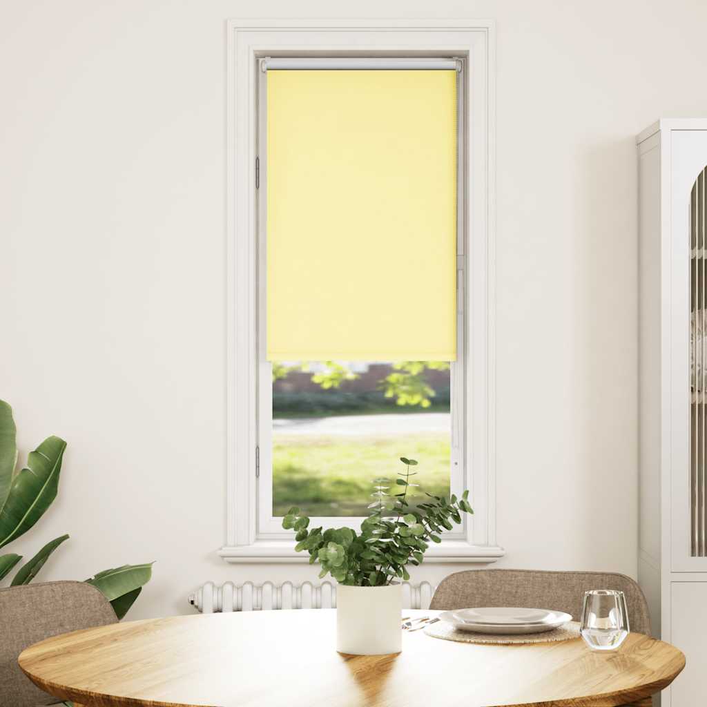 Vidaxxl Rollo 60x150 cm Verdunkelungsstoff Breite 55,7 cm Gelb