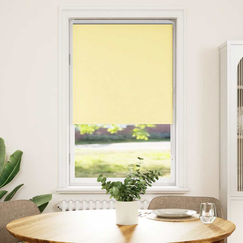 Vidaxx Verdunkelungsrollo 80x150 cm, Stoffbreite 75,7 cm Gelb