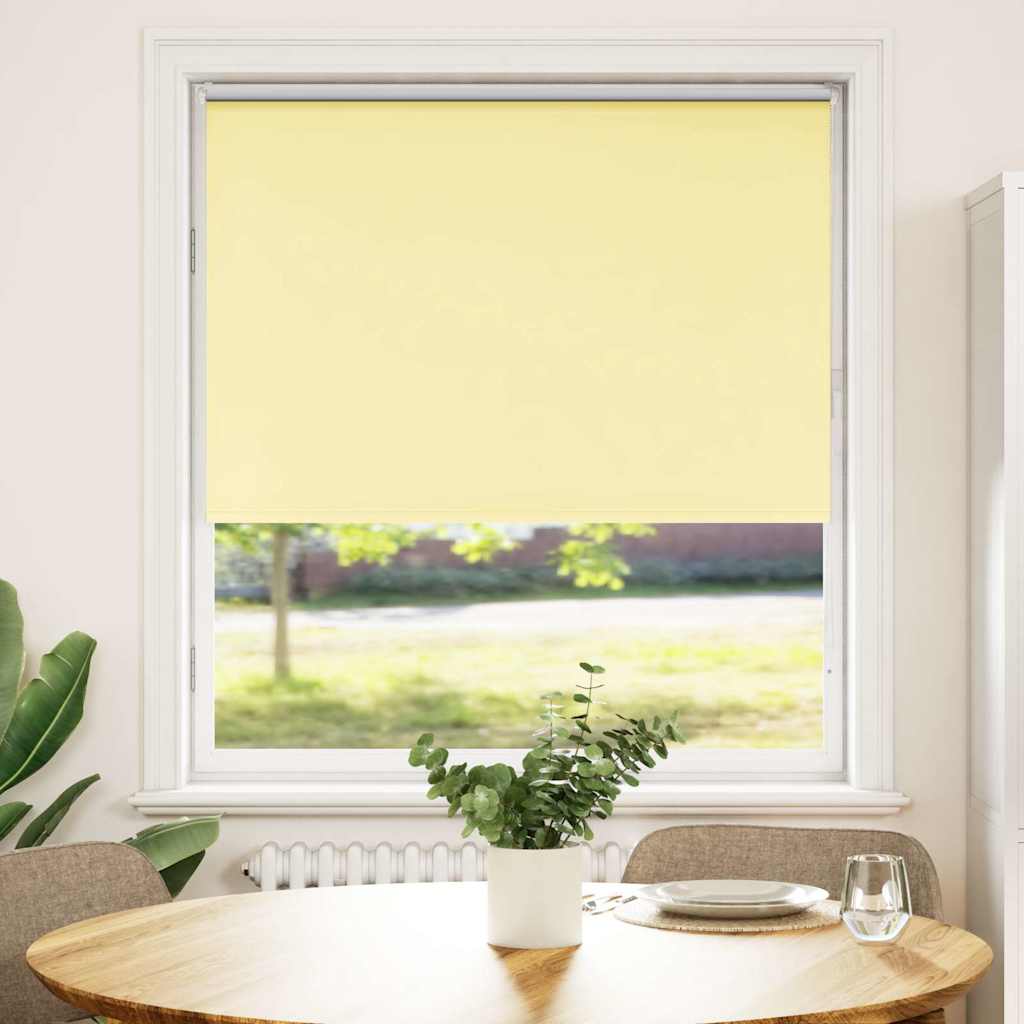 Vidaxx Verdunkelungsrollo 105x150 cm Stoffbreite 100,7 cm Gelb