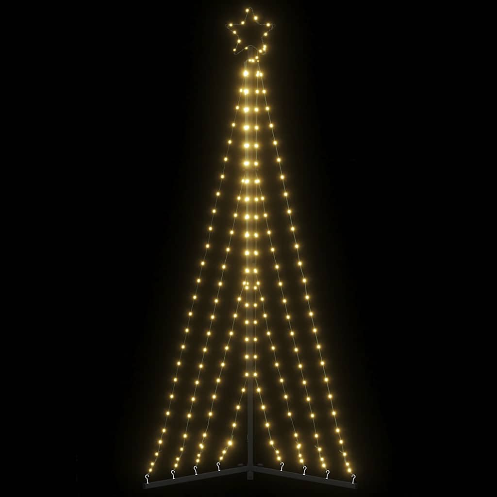 VIDAXL LED Weihnachtsbaum 339 LEDs warmes Weiß 182 cm