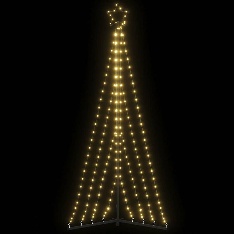 VIDAXL LED Weihnachtsbaum 339 LEDs warmes Weiß 182 cm