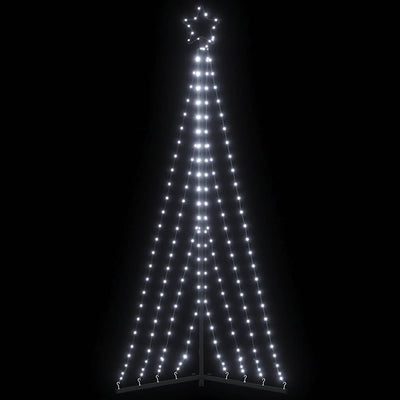 VIDAXL LED Weihnachtsbaum 339 LEDs kalt weiß 182 cm