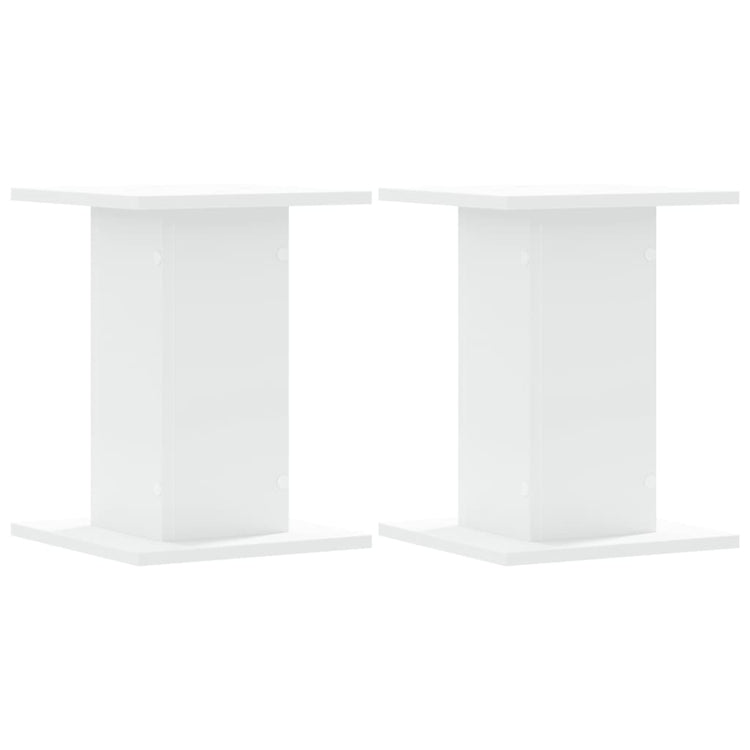 VIDAXL -Anlagenstandards 2 PCs 30 x 30 x 40 cm verarbeitetes Holz weiß