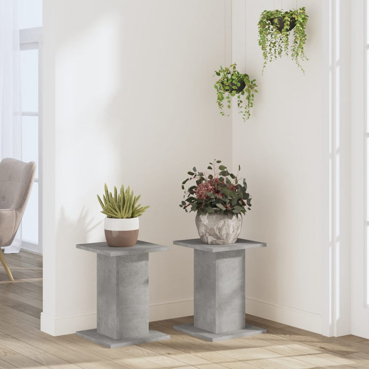 VIDAXL -Anlagenstandards 2 PCs 30 x 30 x 40 cm verarbeiteter Holzbetonpreis