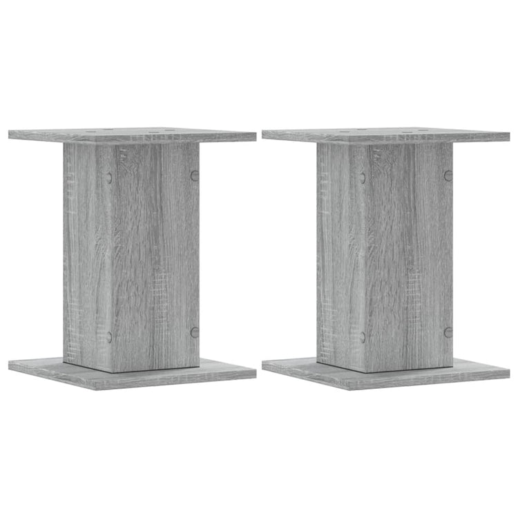 VIDAXL -Anlagenstandards 2 PCs 30x30x40 cm verarbeitetes Holzgrau Sonoma