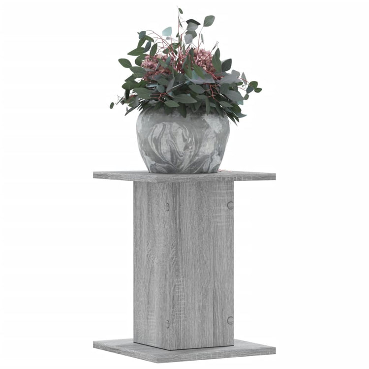 VIDAXL -Anlagenstandards 2 PCs 30x30x40 cm verarbeitetes Holzgrau Sonoma