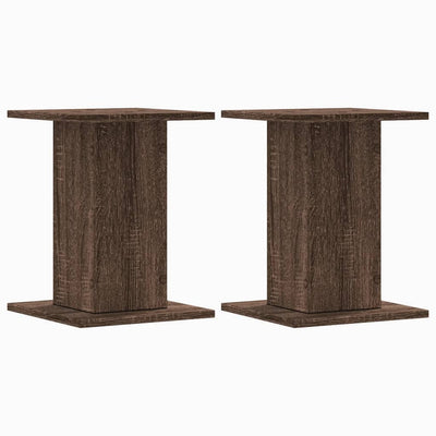 Vidaxx Pflanzenständer 2 Stück 30x30x40 cm Holzwerkstoff braune Eiche