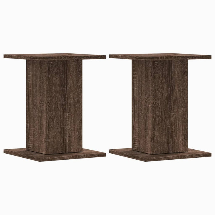 Vidaxx Pflanzenständer 2 Stück 30x30x40 cm Holzwerkstoff braune Eiche