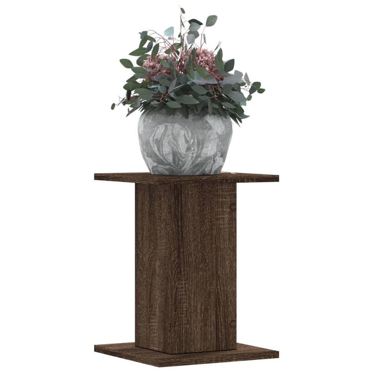 Vidaxx Pflanzenständer 2 Stück 30x30x40 cm Holzwerkstoff braune Eiche