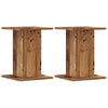 Vidaxx Pflanzenständer 2 Stück 30x30x40 cm behandeltes Holz, altholzfarben