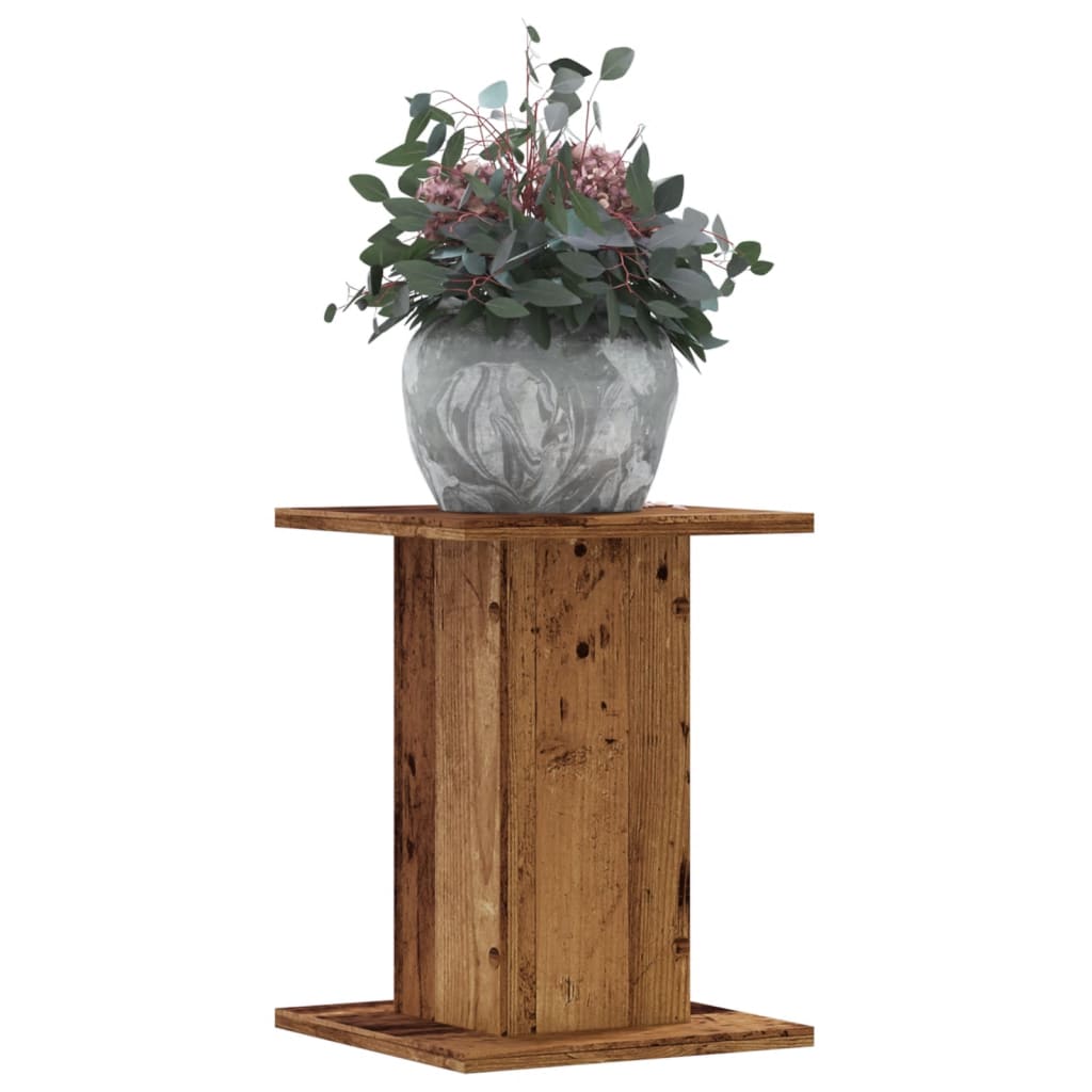 Vidaxx Pflanzenständer 2 Stück 30x30x40 cm behandeltes Holz, altholzfarben