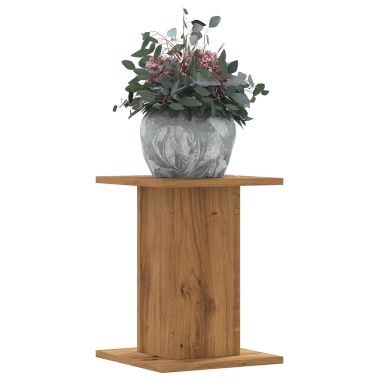 Vidaxx Pflanzenständer 2 Stück 30x30x40 cm Holz handgefertigte Eiche