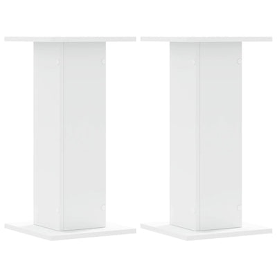 VIDAXL -Anlagenstandards 2 PCs 30x30x60 cm verarbeitetes Holz weiß