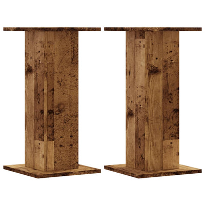 Vidaxx Pflanzenständer 2 Stück 30x30x60 cm behandeltes Holz, altholzfarben