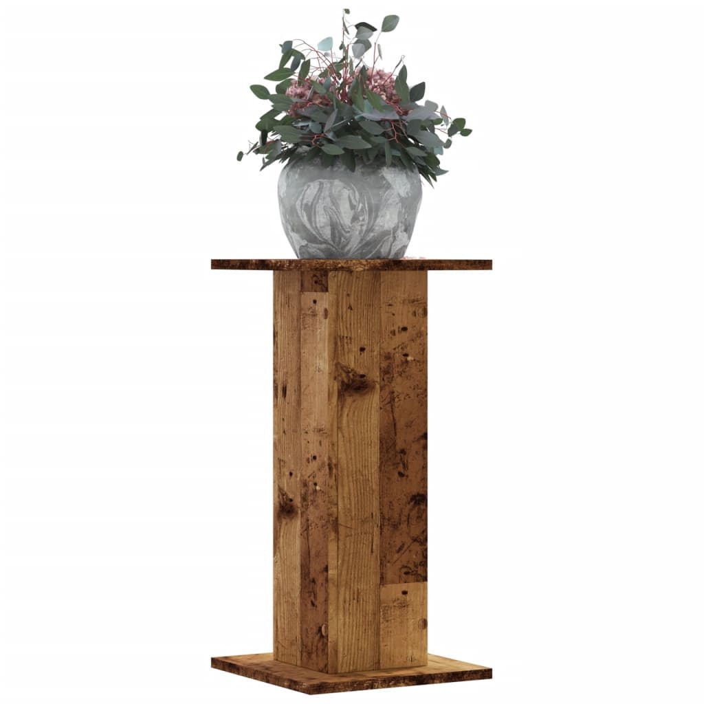 Vidaxx Pflanzenständer 2 Stück 30x30x60 cm behandeltes Holz, altholzfarben