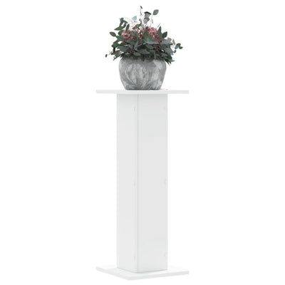 VIDAXL -Pflanzenstandards 2 ST 30x30x80 cm verarbeitetes Holz weiß