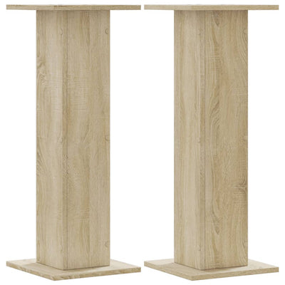 VIDAXL -Anlagenstandards 2 PCs 30x30x80 cm verarbeitetes Holz Sonoma Oak