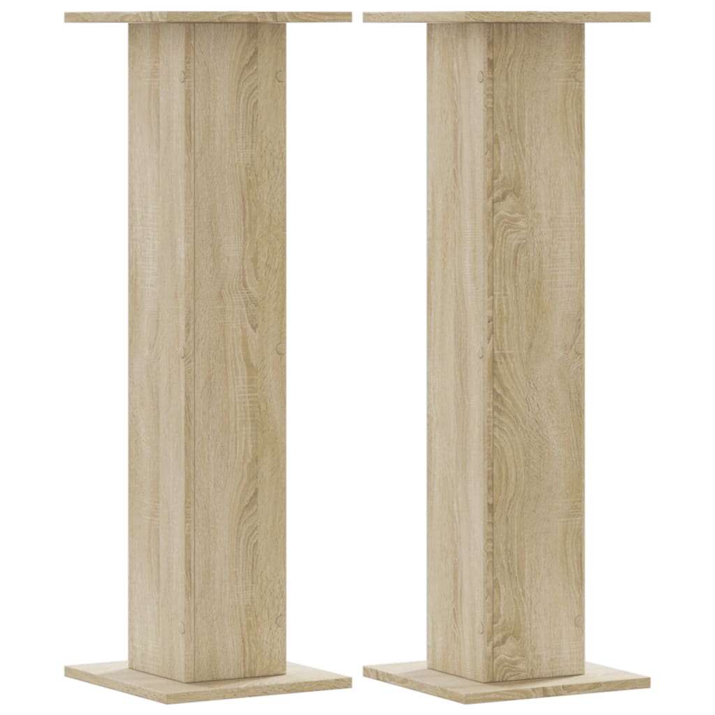 VIDAXL -Anlagenstandards 2 PCs 30x30x95 cm verarbeitetes Holz Sonoma Oak