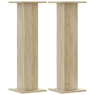VIDAXL -Anlagenstandards 2 PCs 30x30x95 cm verarbeitetes Holz Sonoma Oak
