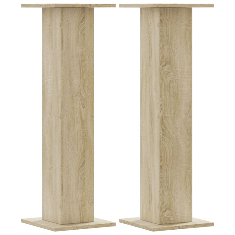 VIDAXL -Anlagenstandards 2 PCs 30x30x95 cm verarbeitetes Holz Sonoma Oak