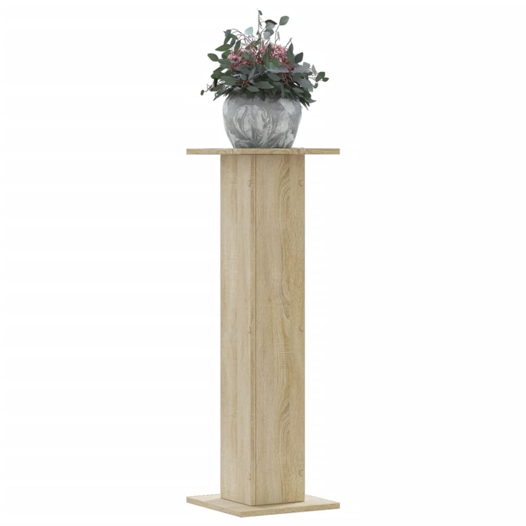 VIDAXL -Anlagenstandards 2 PCs 30x30x95 cm verarbeitetes Holz Sonoma Oak