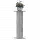 VIDAXL -Pflanzständer 2 PCs 30 x 30 x 95 cm verarbeitetes Holzgrau Sonoma