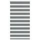 Vidaxl Zebra Roller Blind 70x100 cm Staubbreite 65,9 cm dunkelgrau