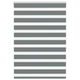 Vidaxl Zebra Roller Blind 95x100 cm Stoffbreite 90,9 cm dunkelgrau