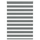 Vidaxl Zebra Roller Blind 105x100 cm Stoffbreite 100,9 cm dunkelgrau