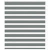 Vidaxl Zebra Roller Blind 130x100 cm Stoffbreite 125,9 cm dunkelgrau