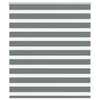 Vidaxl Zebra Roller Blind 135x100 cm Stoffbreite 130,9 cm dunkelgrau