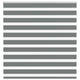 Vidaxl Zebra Roller Blind 140x100 cm Staubbreite 135,9 cm dunkelgrau
