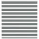 Vidaxl Zebra Roller Blind 150x100 cm Staubbreite 145,9 cm dunkelgrau