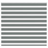 Vidaxl Zebra Roller Blind 155x100 cm Stoffbreite 150,9 cm dunkelgrau