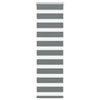 VidaXL Zebra-Rollo 45x150 cm Stoffbreite 40,9 cm Dunkelgrau