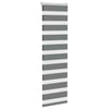 VidaXL Zebra-Rollo 45x150 cm Stoffbreite 40,9 cm Dunkelgrau