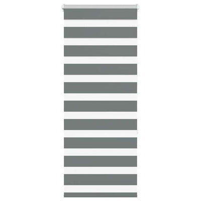 VidaXL Zebra-Rollo 60x150 cm Stoffbreite Dunkelgrau 55,9 cm