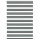 Vidaxl Zebra Roller Blind 95x150 cm Stoffbreite 90,9 cm dunkelgrau